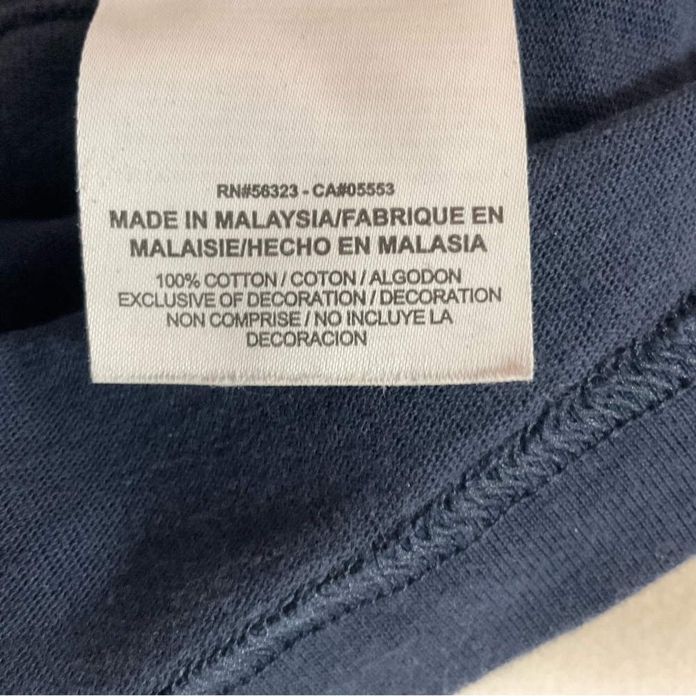 📦Nike youth Navy Blue Half-Zip Pullover with White Swoosh *Coupon Eligible - Picture 4 of 9